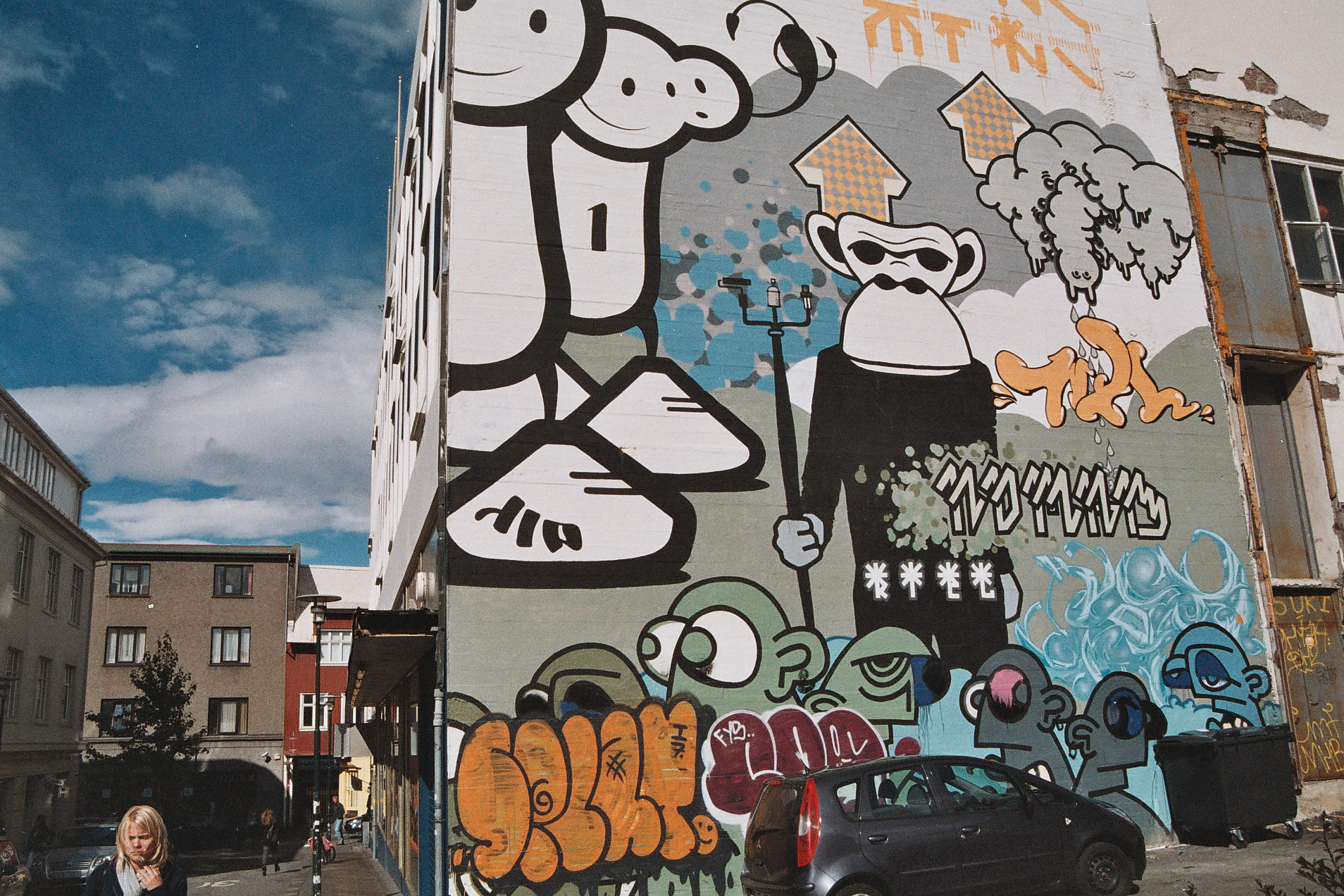 That whole wall got filled