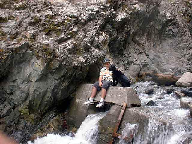 That's me and my black lab, abbi