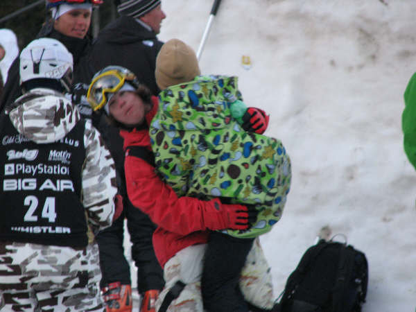 Thats right sammy hugged me