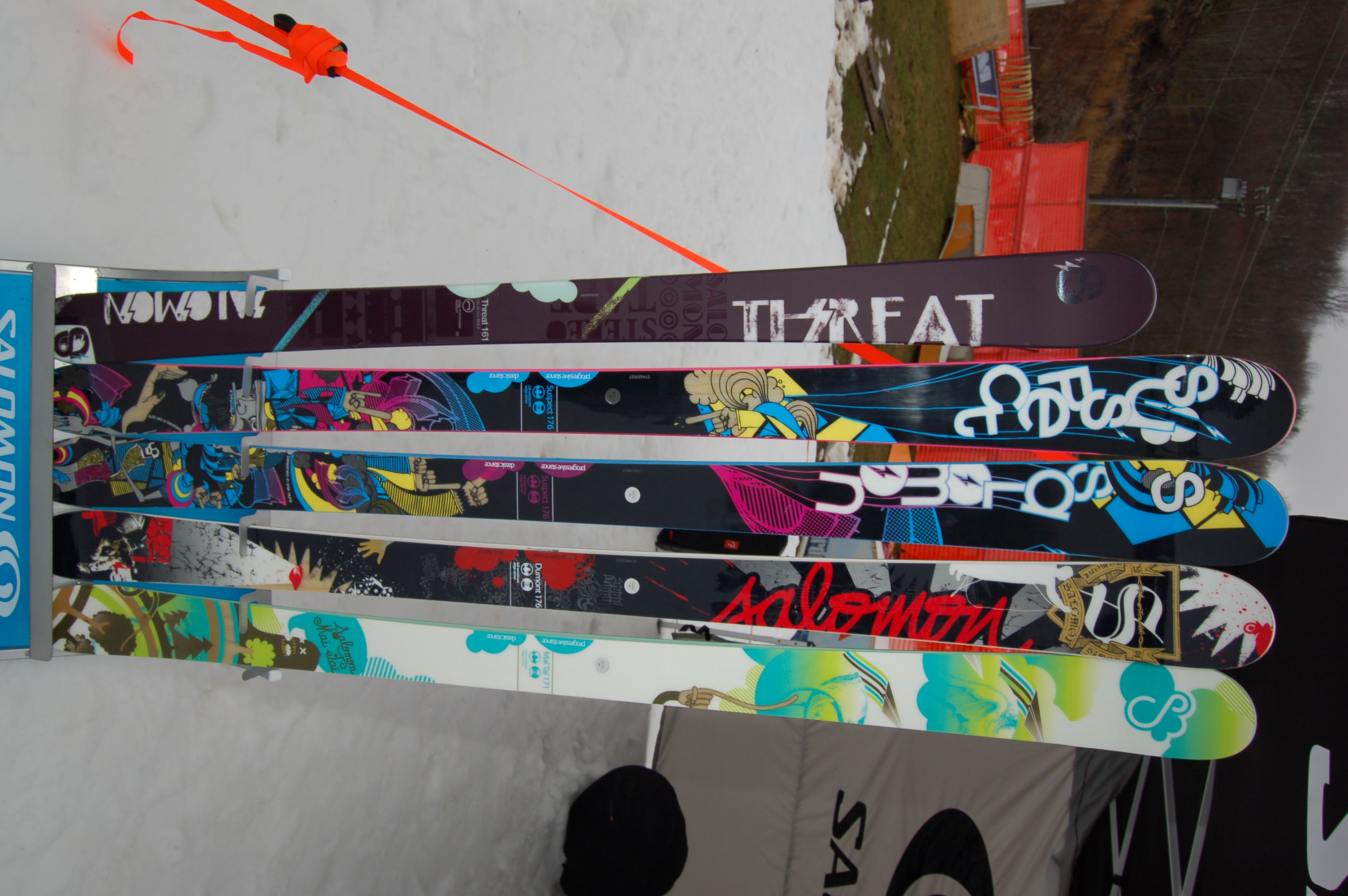 The 08-09 salomon skis from jib academy