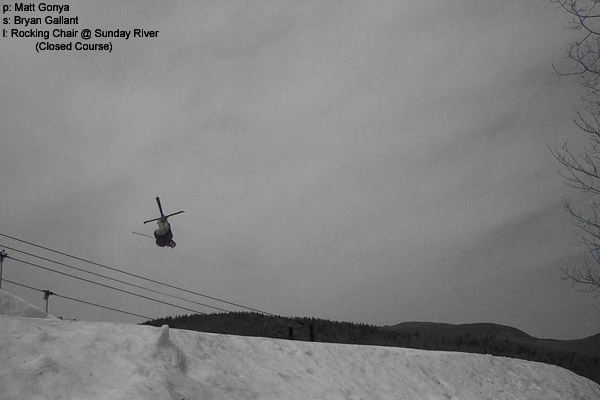 The Bomber with a tail off the 65 ft+ step down