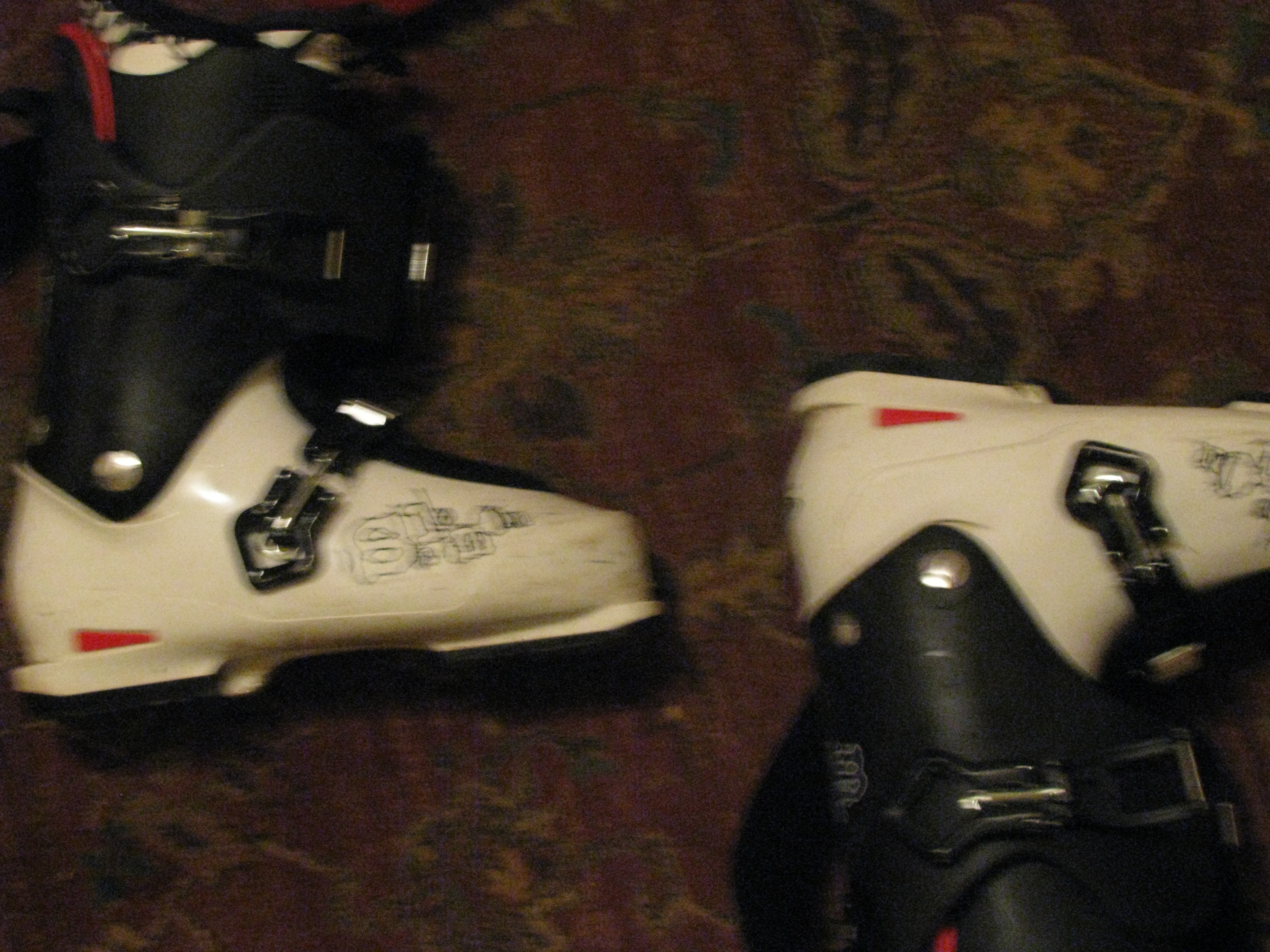 The boots with out flash kinda dark