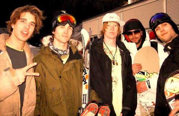 The boys and I at the Galcier 3000 Switzerland