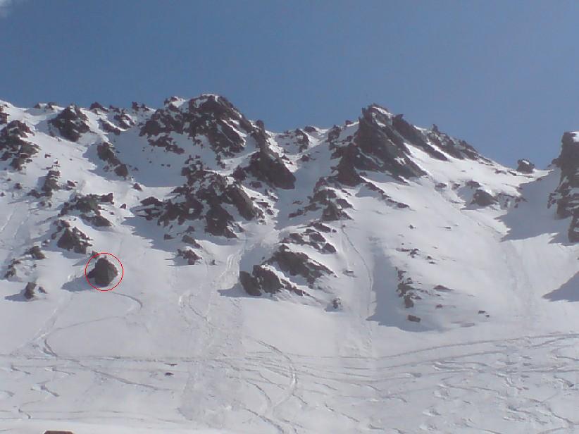 The cliff as promised.