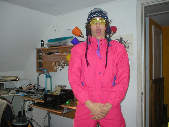 The fabled pink one piece