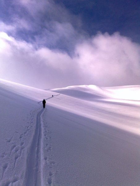 The Hike to the Banana chute on Fissle Mtn