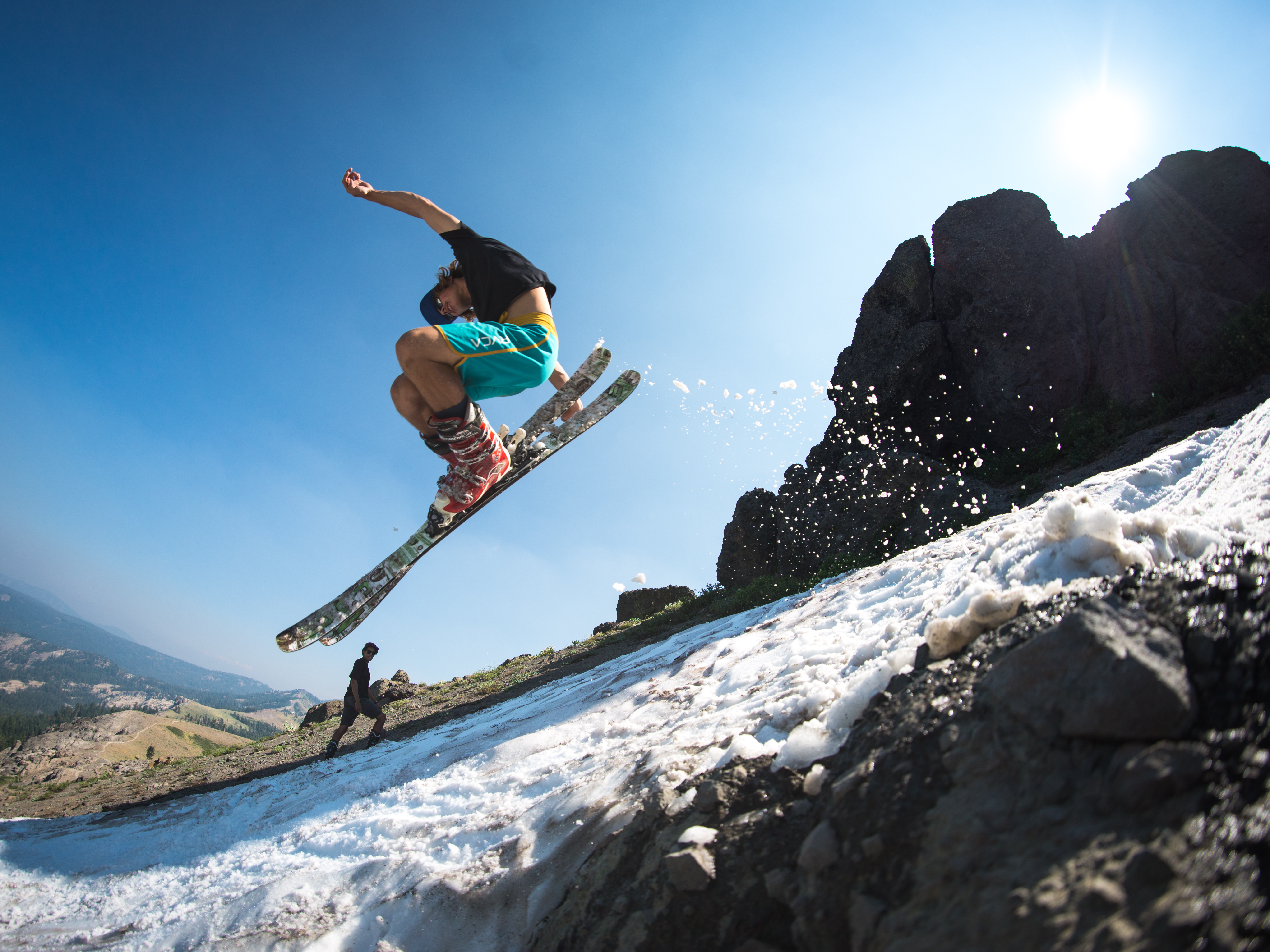 The last snow in tahoe