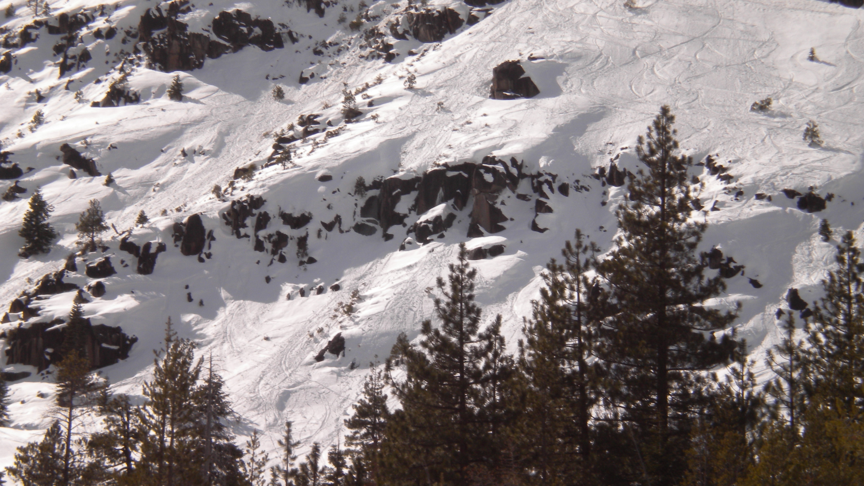 The line and cliff in my videos