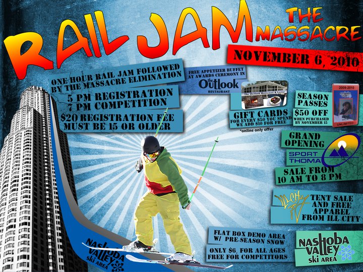 The Massacre Rail Jam Poster