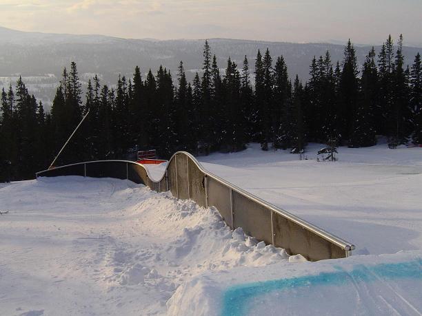 the new 24 meter long rail in Åre