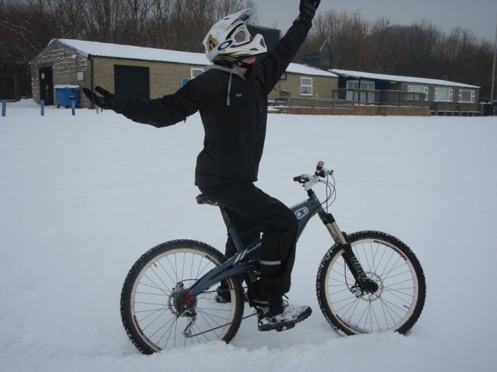 The one day it snowed.