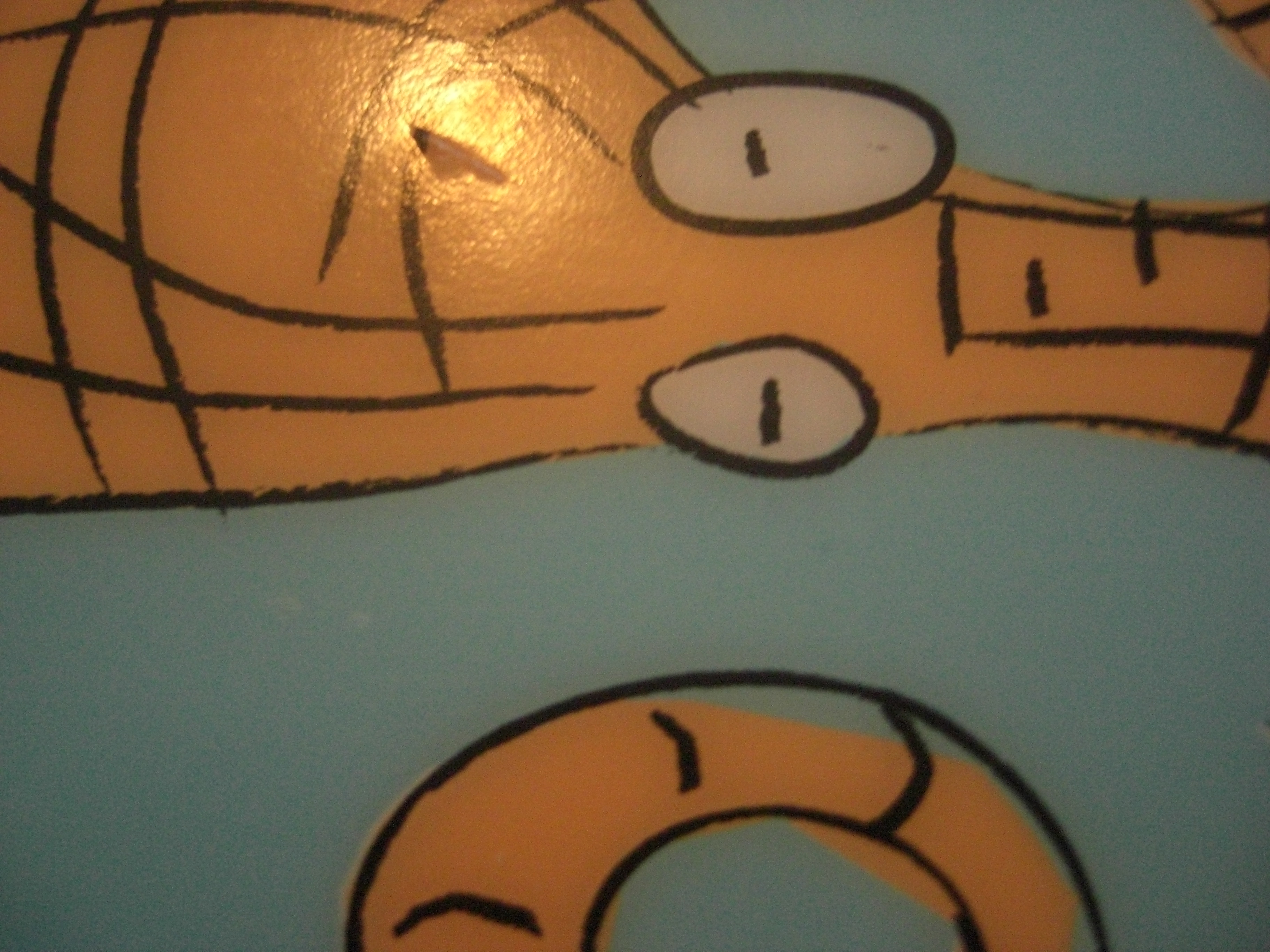 The only blemish on the skis