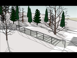 the perfect hand-rail(sketchup)