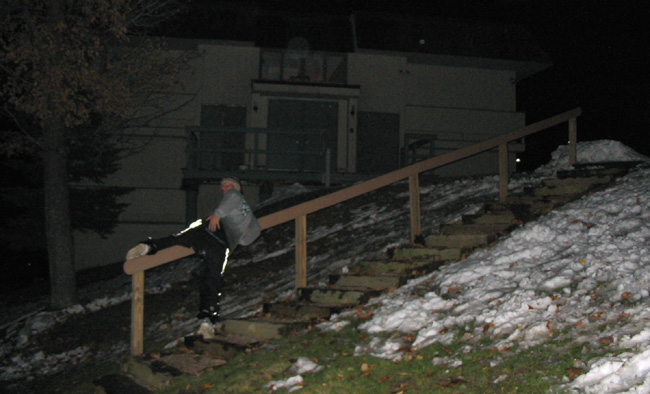 the rail that we slew.