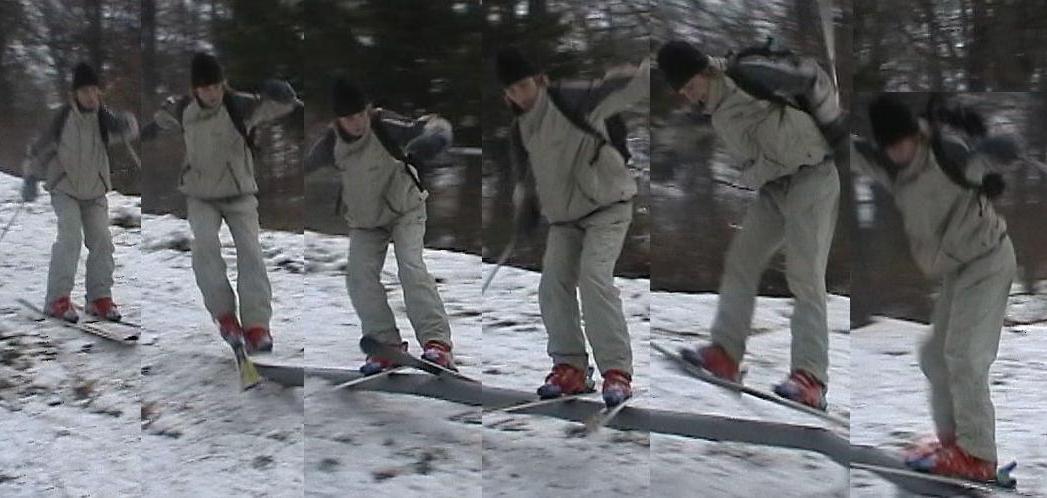 The rail was made by me  and my friends