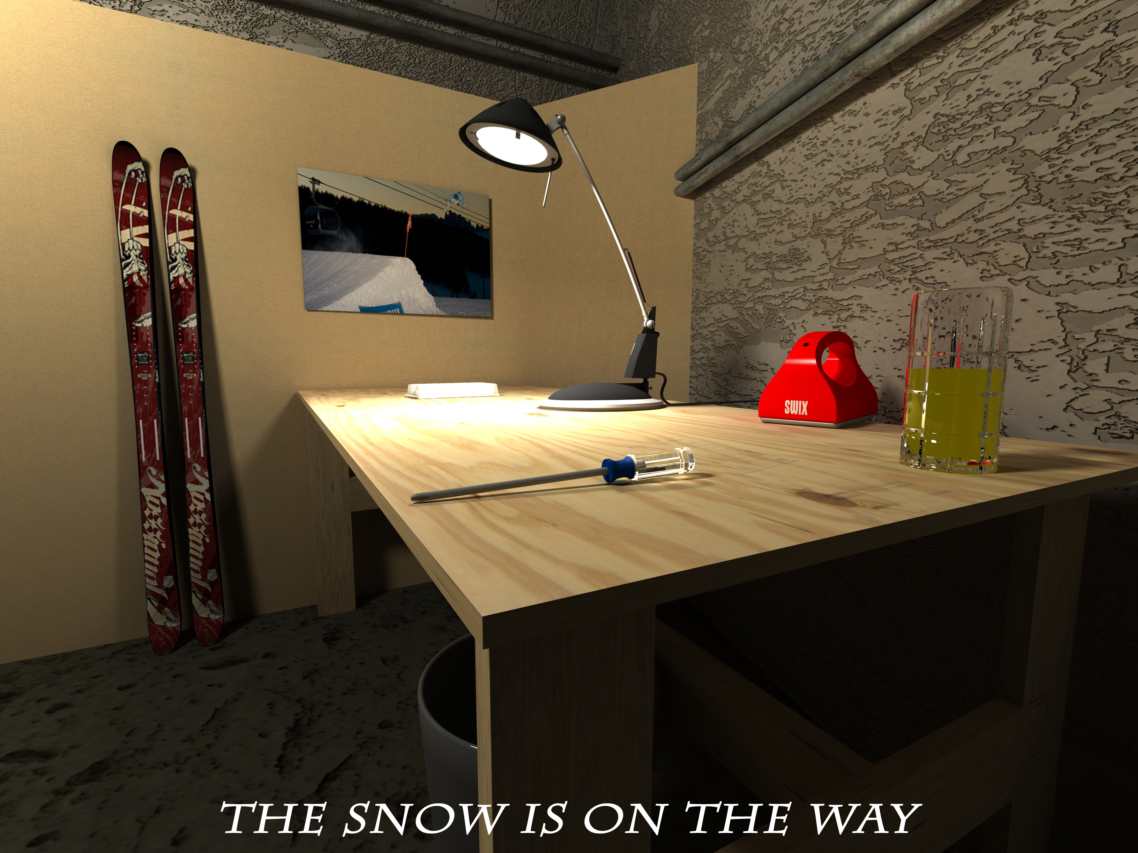 The snow is on the way