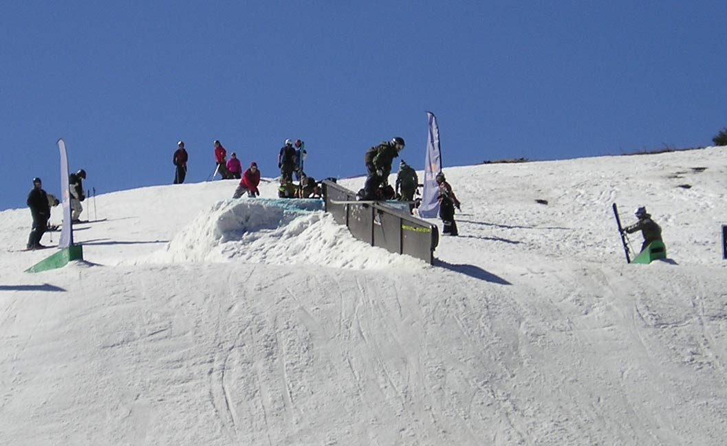 The vegetate down rail...