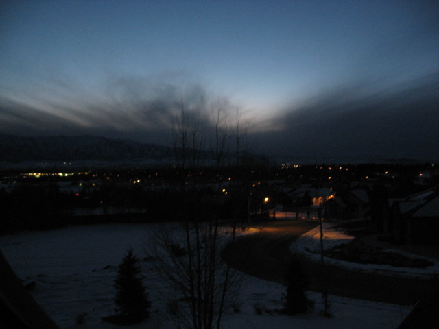 The view from my balcony on my house