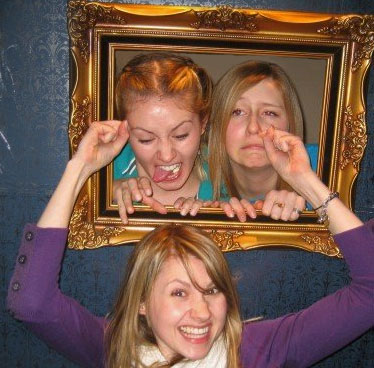 The wicked witch turned me into a photograph and stuck me with a gremlin.