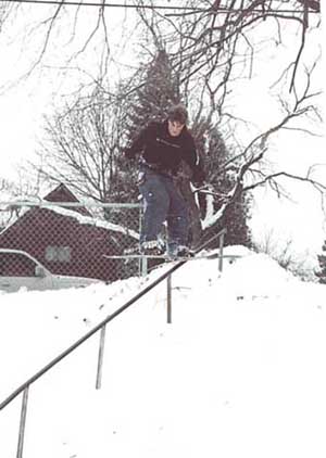 Theo dominates the Cooley rail