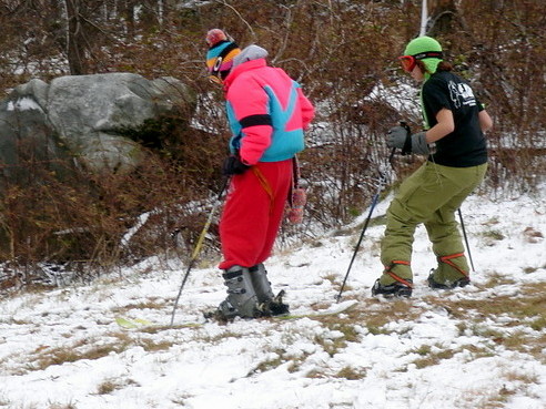 There's definietly enough snow here to ski