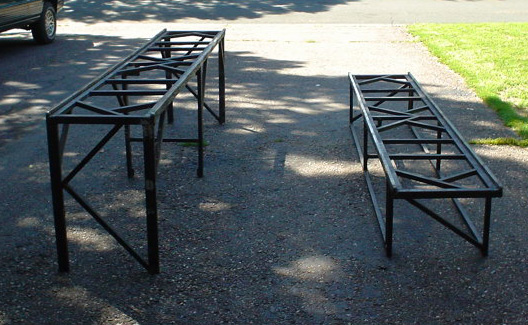 These are the frames for the 2 boxs we made