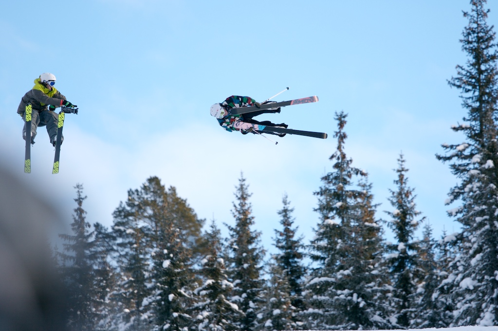 THIS is a magic moment of skiing