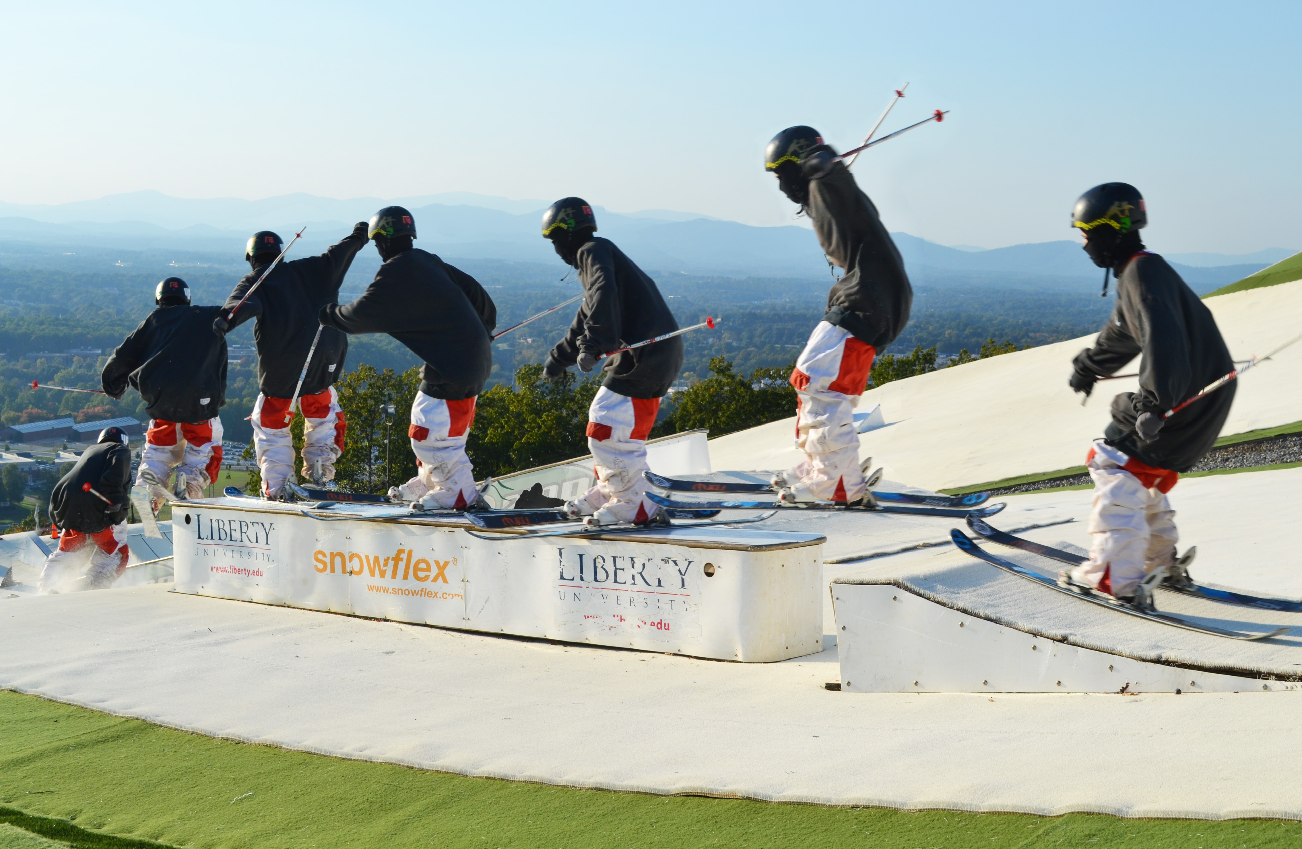 This is how we shred in the summer.