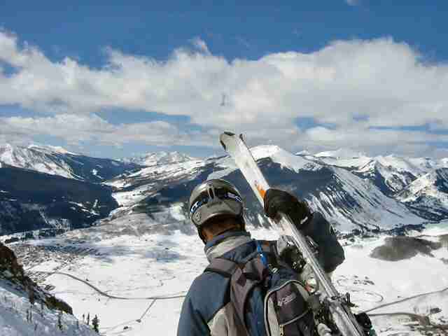 This is me after hiking the Banana Funnel traverse at CB a few years ago. No skiing, but I still lik