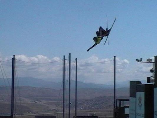 This is me doing a misty phil grab on water ramps