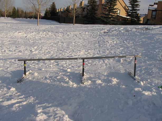 this is my rail that me and my dad made