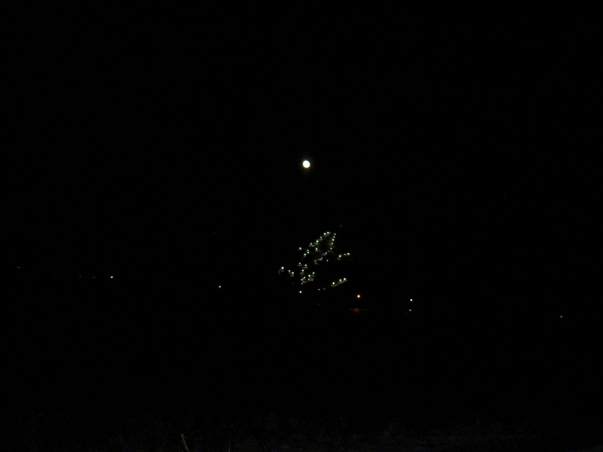 This is Our Mountain At night, Funny thing is that its only 6:00, Gotta love the AK