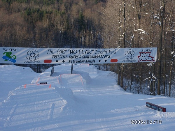 This is snowtrails terrain park from las year