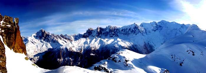 This is the view I had before I pushed off to do the same run as they do on the Red Bull Huck-fest.