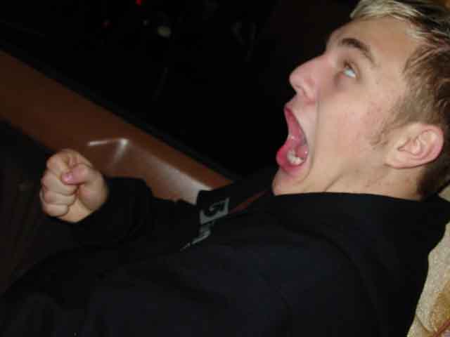 THIS IS WHY HE CAN"T RIDE IN MY VAN ANYMORE