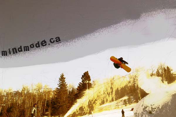 This was for a friend actualy, thats why It's a snowboarder... heh!