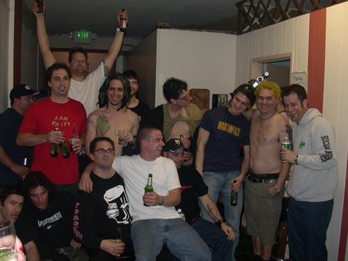 this would be a sick party: The Fat team at the 13th anniversary! Members of NOFX, Propagandhi, Stru