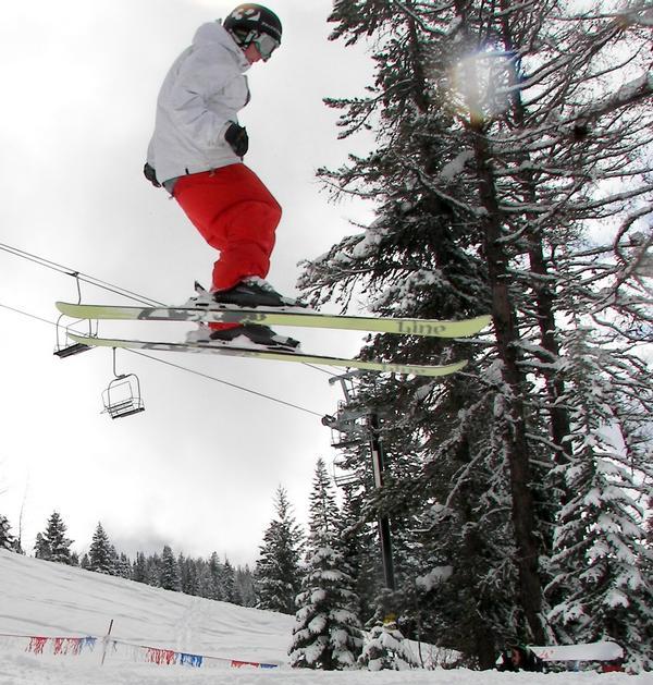 Those skis were HUGGE