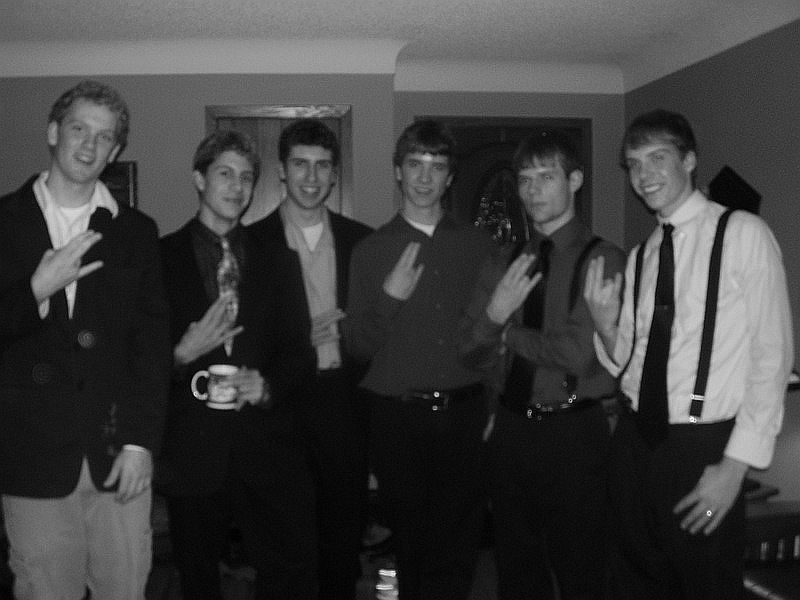 Throwin up the shocker