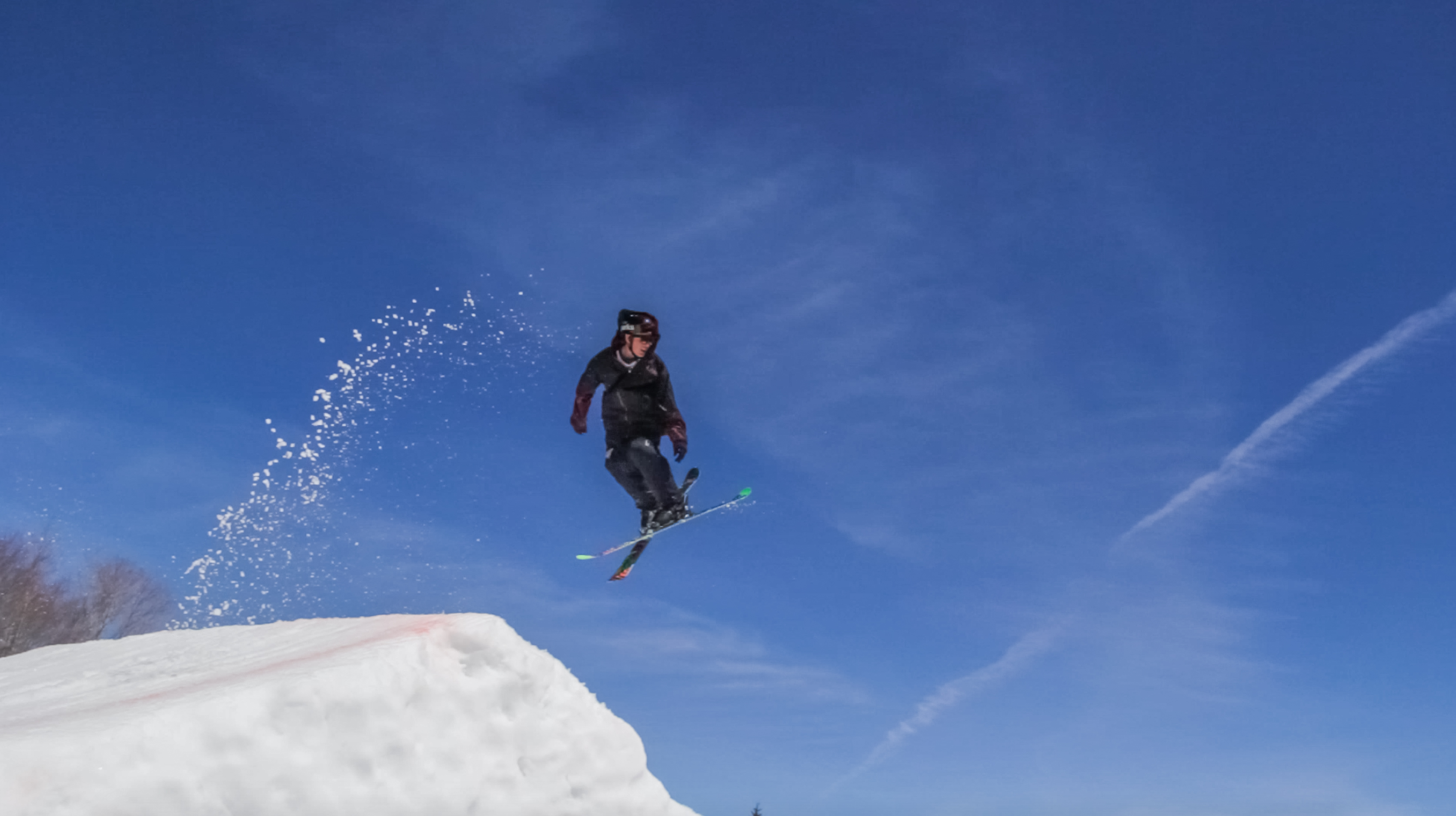 Throwing down in the slush