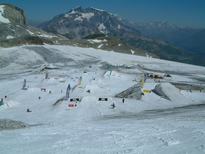Tignes summer 2003, shit snow