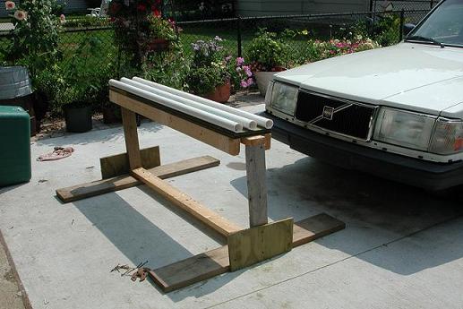 tito_skier and my little brothers rail, I think its too long though because its a whole 5 feet.