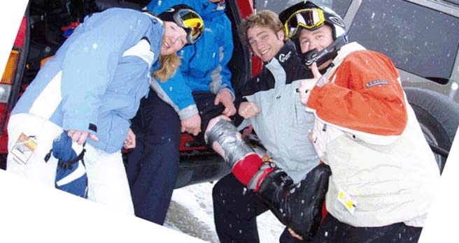 To nice a day to quit 'cause i blew my knee