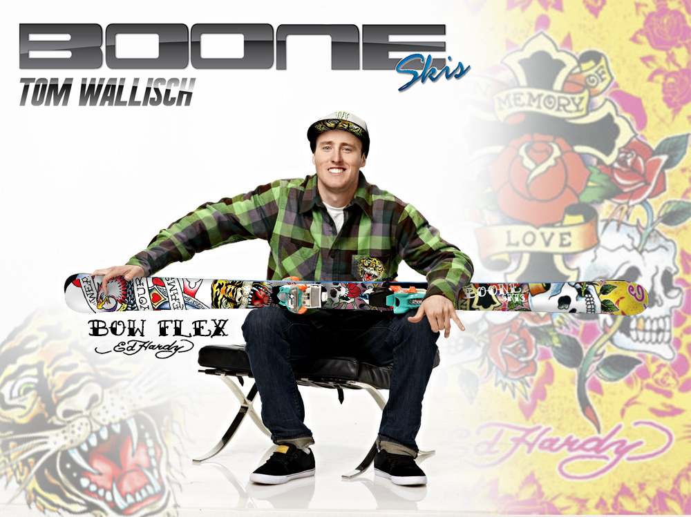 Tom Wallisch signs with Boone Skis