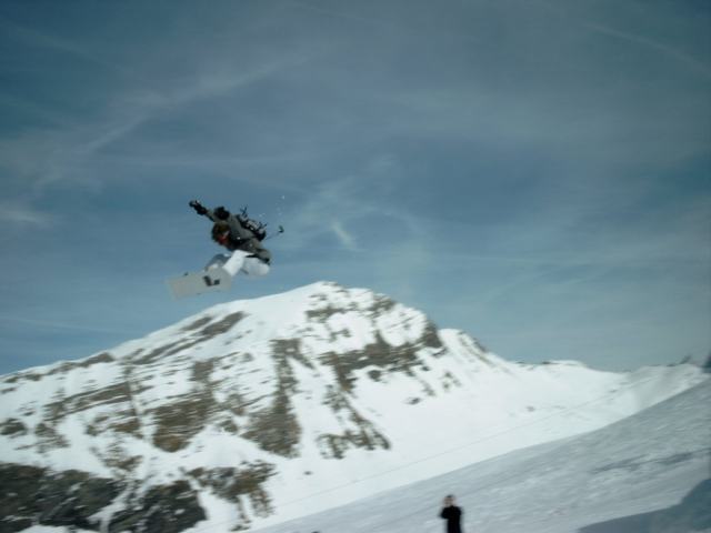 Too much speed, no control = broken back shield..