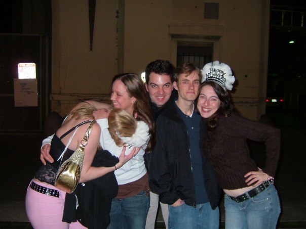 Too wasted to pose for a New Years pic