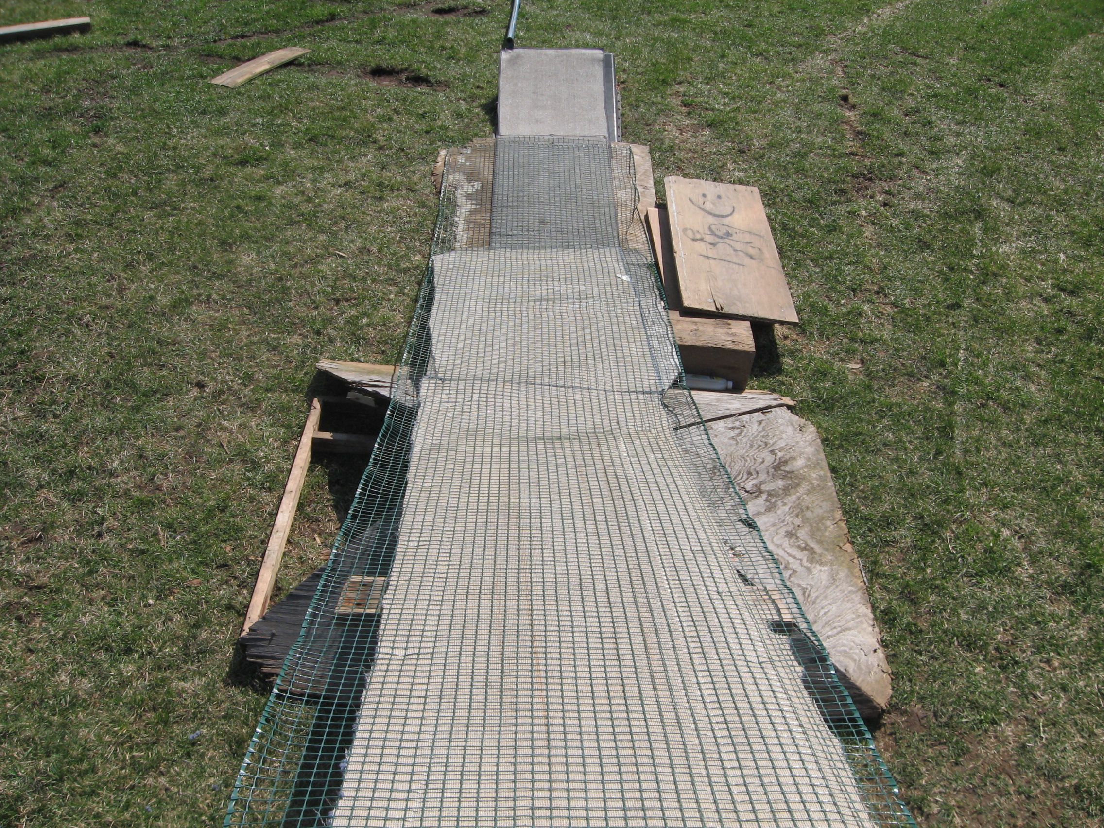 Top of drop in