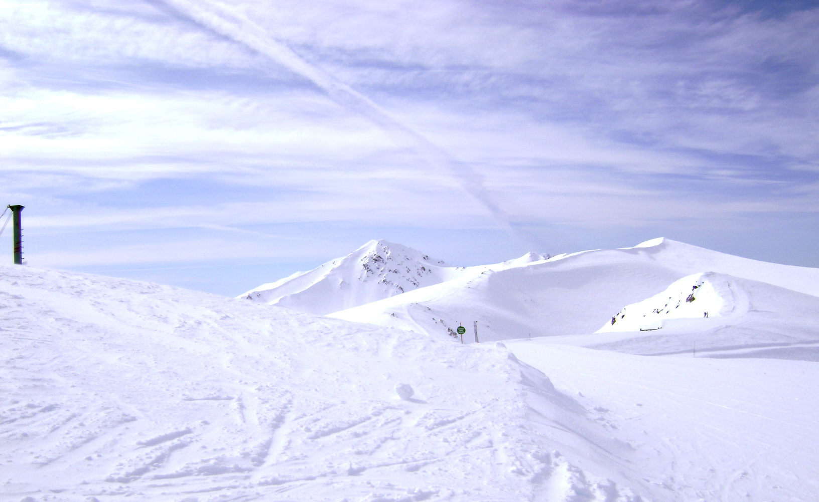 Top of Porters Ski Field, Canterbury, New Zealand.