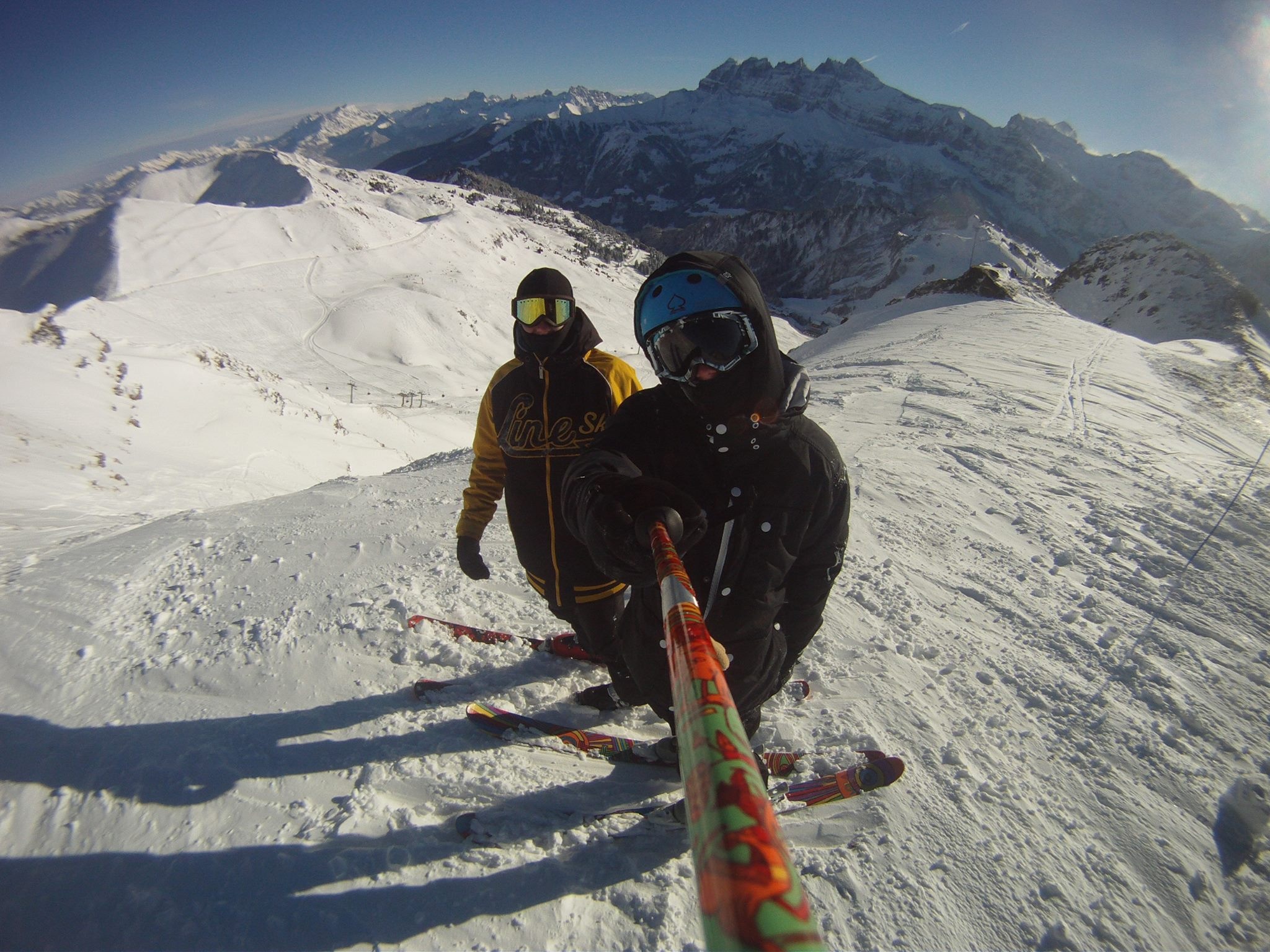 top of the world with my dude