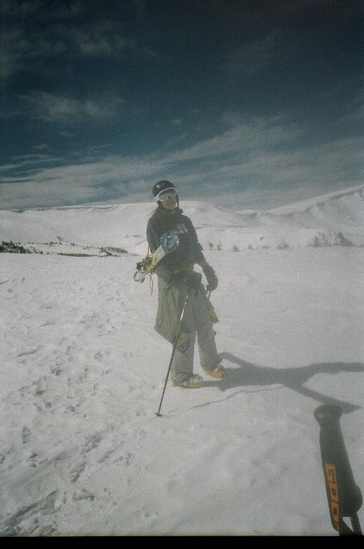 Top of west side of Berthoud Pass just before dropping into the chutes